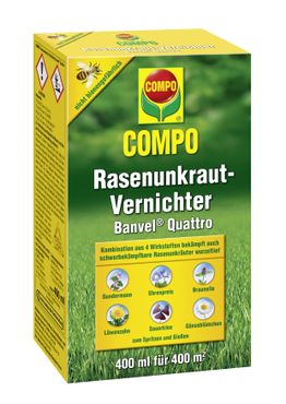 COMPO Désherbant gazon Banvel Quattro 400ml