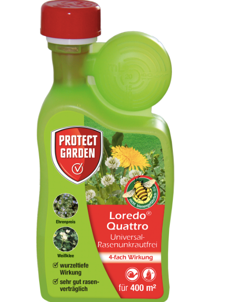 Protect Garden Loredo Quattro Désherbant universel pour pelouse 400 ml